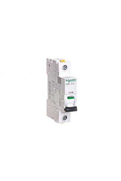 SCHNEIDER Circuit breaker 1P B 1A 6kA AC iC60N-B1 A9F03101