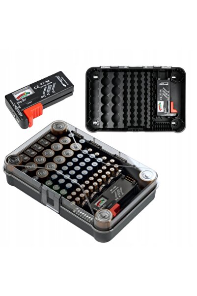 Other Kistenberg Battery Organizer with Battery Tester 85 Pieces