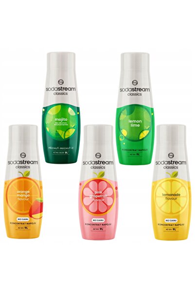 Other SODASTREAM LemonLime + Lemonade + Grapefruit + Orange-Mango + Mojito syrups