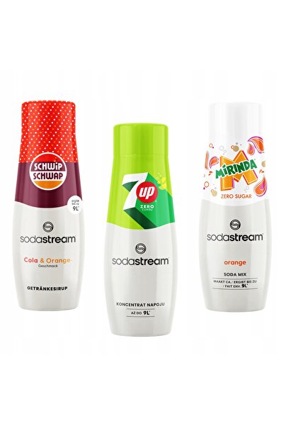 Other Set de 3 concentrate Sodastream Schwip Schwap + 7up Free + Mirinda Zero