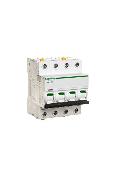 SCHNEIDER Circuit breaker 4P B 16A 6kA AC iC60N-B16-4 A9F03416