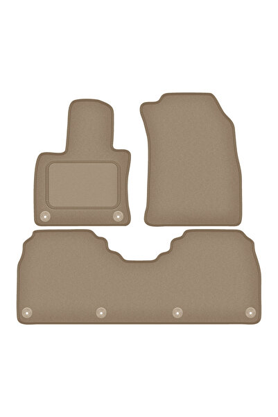 Other Dywaniki samochodowe welurowe do: Hongii E-HS9 5-osobowy (2020-) beżowe