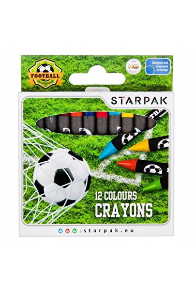 Other Wax crayons, 12 colors, football