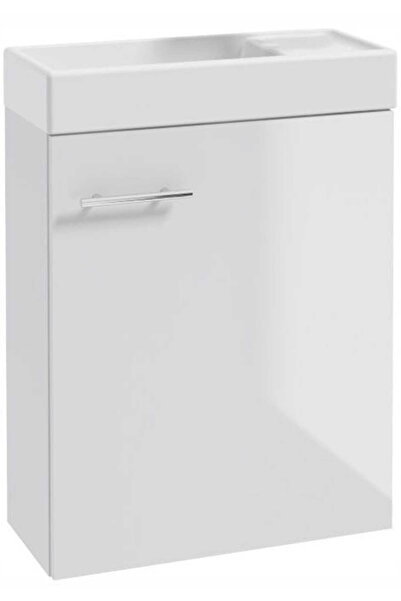 Other Bathroom cabinet with washbasin 50x70 cm, hanging, white, Small