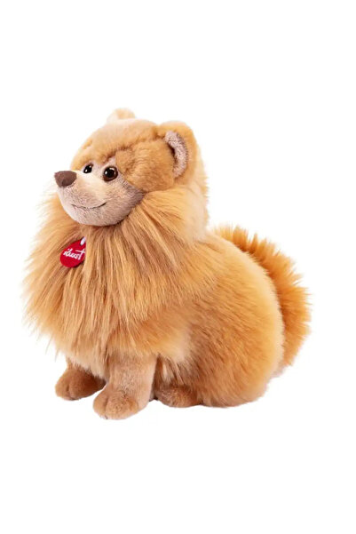 Trudi Sevimli Pomeranian Köpek Peluş Oyuncak 25 cm – Yumuşacık Bebek Hediyesi |