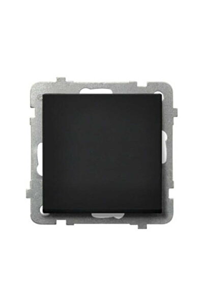OSPEL Sonata black metallic p/t single pole switch without frame