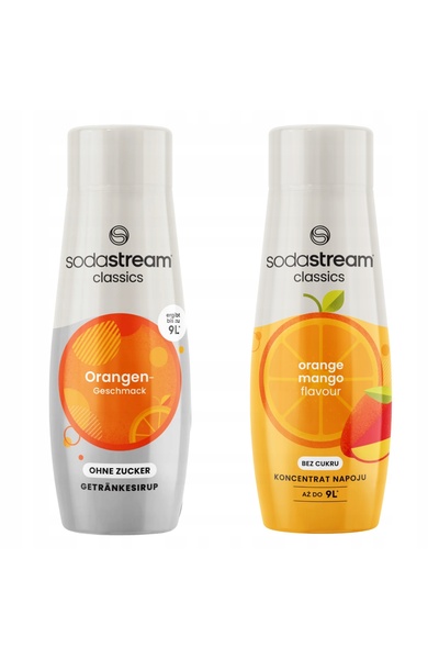 Other Siropuri SodaStream Orange Zero: Portocale fără zahăr + Portocale cu mango fără zahăr