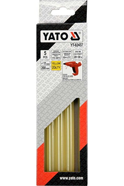 yato TAPĂ ADEZIVĂ CU FUZIUNE LA CALD 11.2x200mm GALBEN 5 buc.