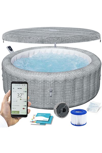 Other Dmuchane SPA Lay-Z Bali Grey 6 osobowe Bestway 6001N