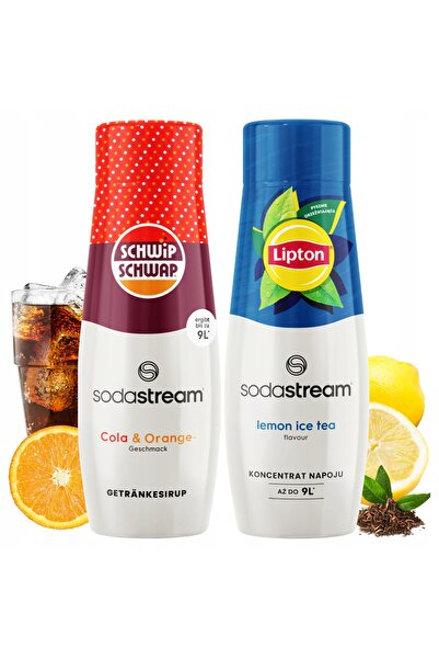 Other Set de 2 siropuri Sodastream Shwip Shwap Cola Portocale + Ceai cu gheață Lămâie