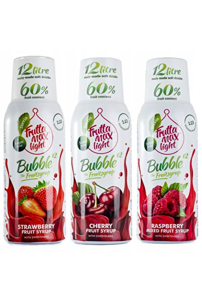 Other Set de 3 concentrate FruttaMax Căpșuni + Cireșe + Zmeură, 500 ml