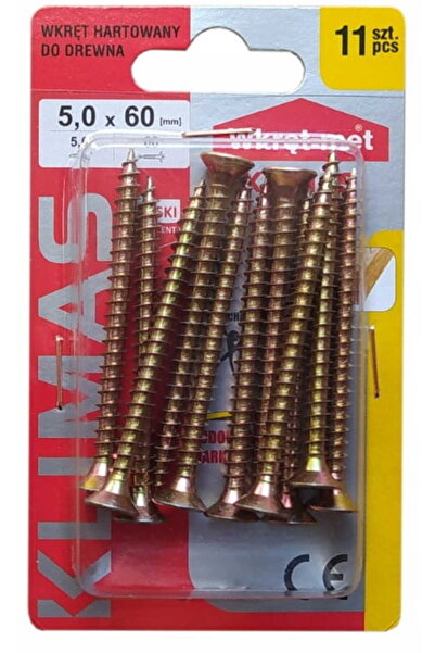 Other Șuruburi pentru lemn călit 5x60mm 11 buc PZ2 auriu