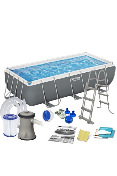 Other Basen ogrodowy stelażowy 404 x 201 x 100 cm 11w1 Bestway 56441