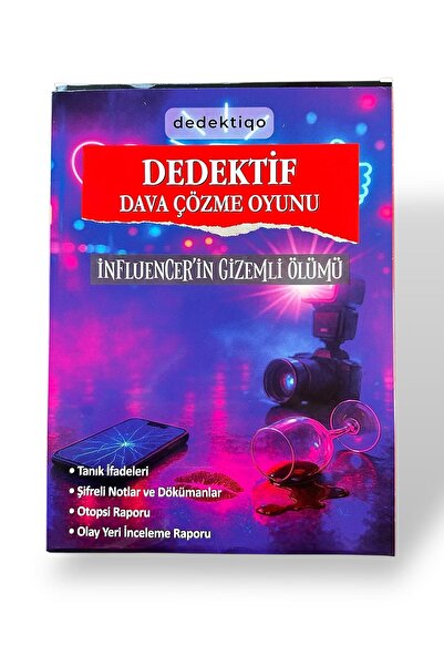TAKIŞTIR Dedektiflik Cinayet Çözme Oyunu - İnfluencer'in Gizemli Ölümü