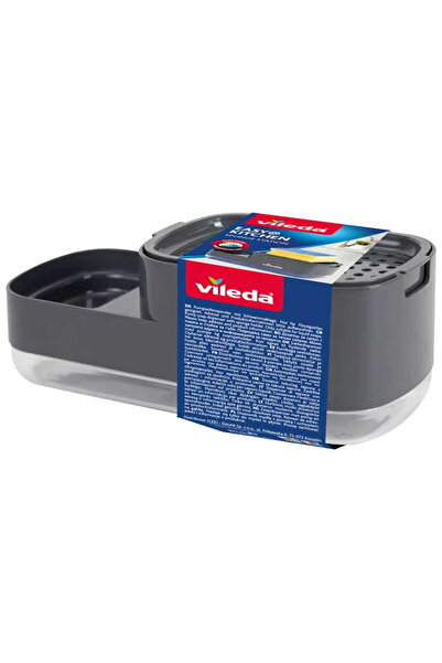 Other Dozator de săpun cu suport pentru burete 23x102x89cm Plastic gri