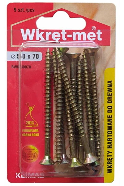 Other Șuruburi pentru lemn călit 5x70mm 9 buc PZ2 auriu