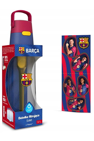 Other Butelka filtrująca Dafi Solid FC Barcelona 0,7l Z herbem FCB i naklejkami