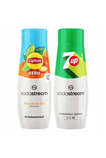 Other 2x Sirop SodaStream Ceai cu gheață Lipton Piersică fără zahăr + 7UP