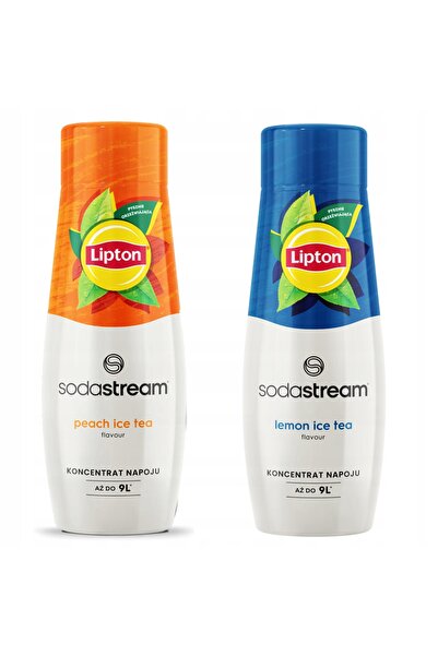 Other 2x Lipton Ice Tea Peach SodaStream Syrup + Ice Tea Lămâie