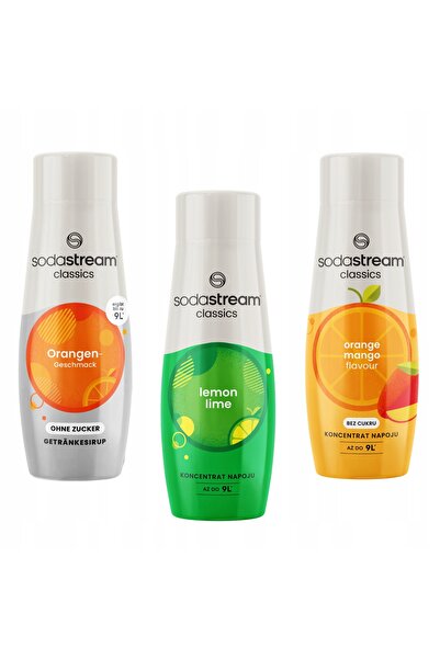 Other Concentrate Sodastream Orange Zero + LemonLime + Orange Mango, pachet de 3