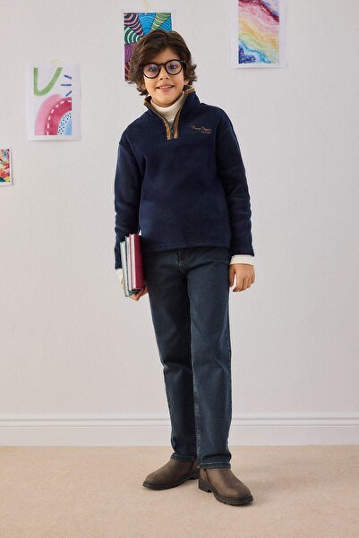 DeFacto Boy's Straight Leg Gabardine Trousers G3751A825Cw