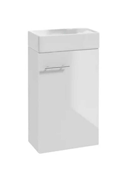 Other Bathroom cabinet with washbasin 60x40 cm, white gloss, hanging, Small