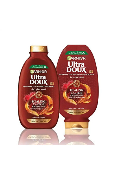Garnier Ultra Doux Restoring Castor and Healing Castor Almond Oils Shampoo- 6...