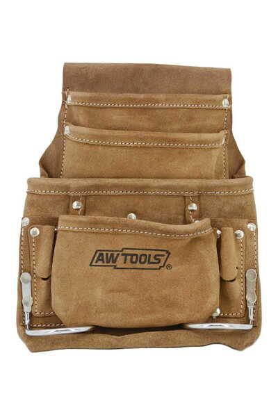 AwTools HUSA DE SCULE DIN PIELE CU 10 COMPARTIMENTE