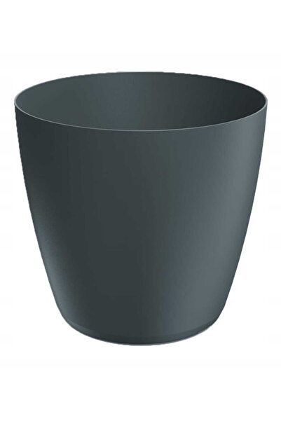 Other Doniczka plastikowa czarna matowa 11,9x10,9 cm osłonka gładka węgiel Mate