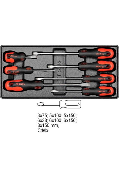 yato ȘURUBELNIȚE PENTRU SERTAR 7 buc. 5535