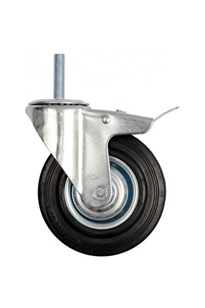 Vorel VOLAN DIN CAUCIUC NEGRU, ȘTIFT FILETAT PENTRU FRÂNĂ, 160 mm