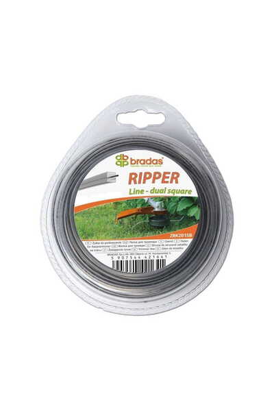 Bradas RIPPER FIR DE TĂIERE DUBLU 2.4*15m/PĂTRAT/NEGRU.