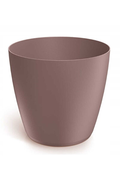 Other Doniczka brudny róż matowa plastikowa 11,9x10,9 cm marsala osłonka gładka Mate