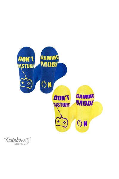 Other Șosete antiderapante din bumbac pentru gamer 2 perechi Șosete antiderap...