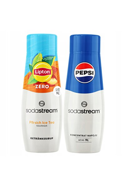 Other Lipton SodaStream Ice Tea Peach Zero Syrups Fără Zahăr + Pepsi