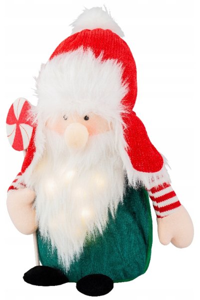 Other Figurină decorativă LED cu elf de Crăciun cu pălărie 37 cm