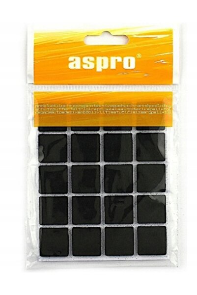 Other Tampoane autoadezive din pâslă 2x2 cm negre 20 buc