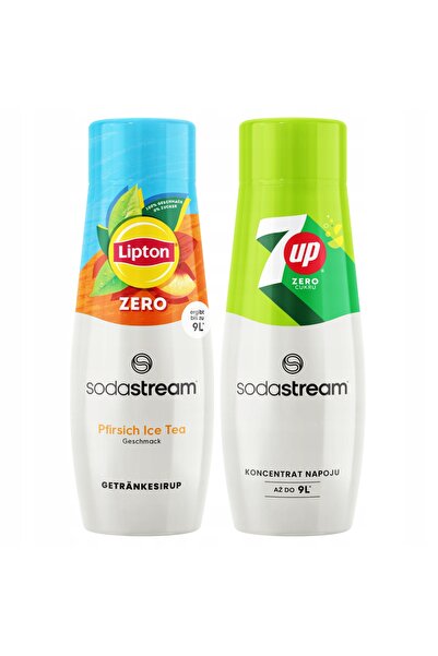 Other 2x Sirop SodaStream Lipton Ice Tea Piersică Zero fără zahăr + 7UP Free