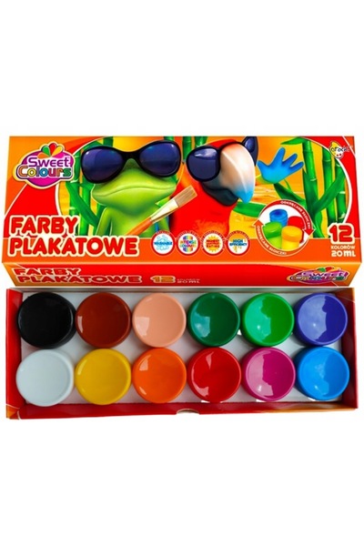 Other Otocki washable poster paints 12 colors 20 ml