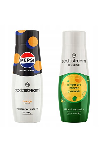 Other Set de 2 concentrate și siropuri pentru apă. Sodastream PepsiMAX Mango + Ghimbir