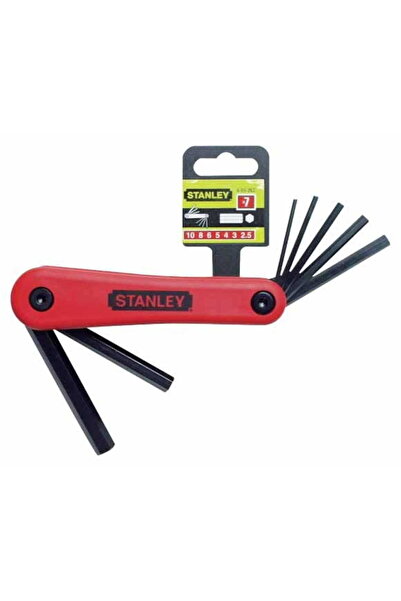 Stanley FOLDABLE ALLEN KEYS 7 pcs /2.5-10mm/