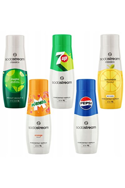 Other Siropuri SODASTREAM Pepsi + Mirinda + 7Up + Limonadă + Mojito pentru dozatoare de băuturi răcoritoare