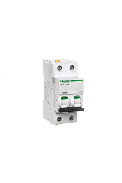 SCHNEIDER Circuit breaker 2P C 4A 10kA AC iC60H-C4-2 A9F07204