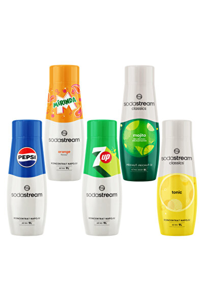 Other Siropuri SODASTREAM Pepsi + Mirinda + 7UP + Mojito + Tonic pentru dozatoare de băuturi răcoritoare