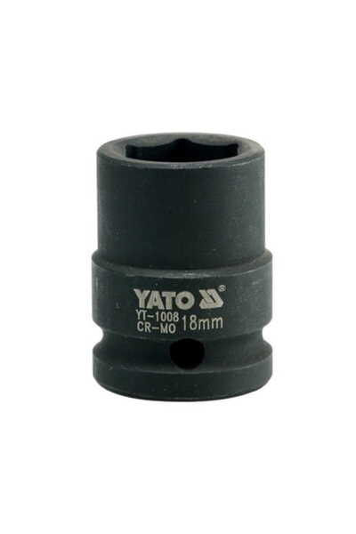 yato CHIRURĂ DE IMPACT SCURTĂ CU 6 PUNCTE DE 1/2" 18 mm