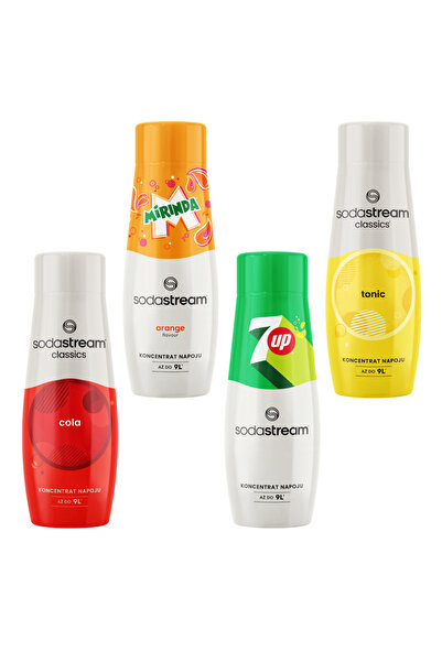 Other Siropuri SODASTREAM Cola + Mirinda + 7Up + Soda pentru dozator de sucuri 4 buc.