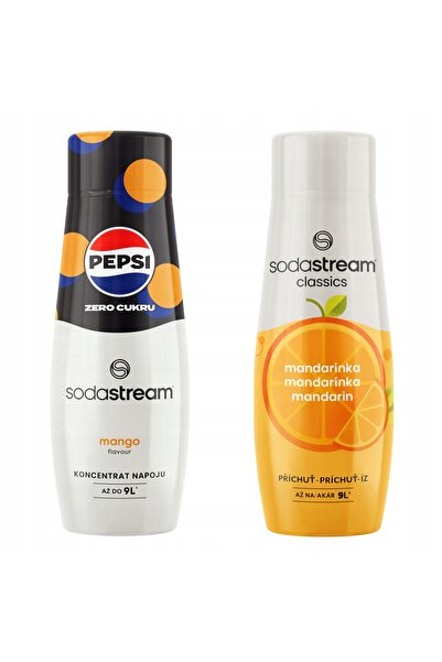 Other Set of 2 water concentrates. Sodastream Pepsi MAX Mango + Tangerine