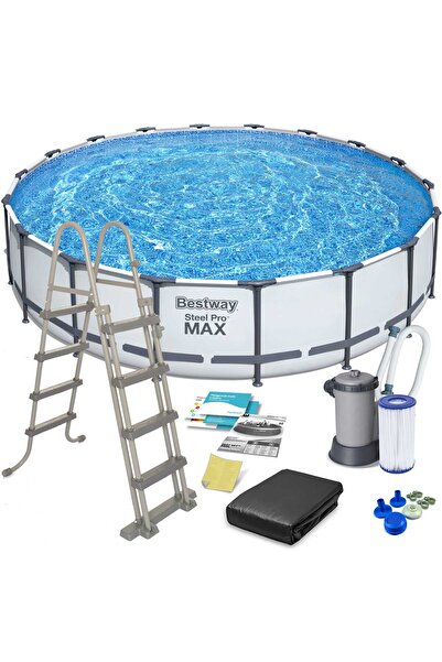 Other Basen Ogrodowy Stelażowy 549 x 122 cm 11w1 Bestway 56462