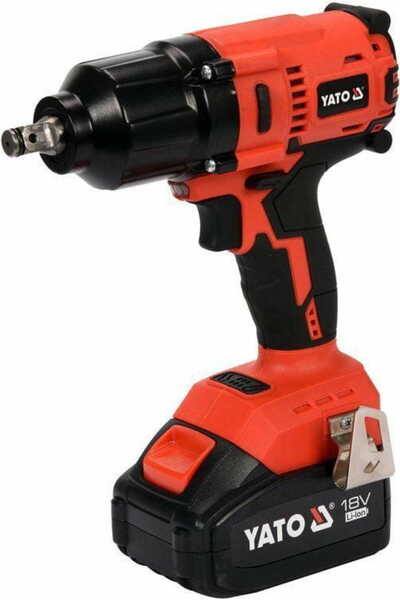 yato Cheie de impact fără perii 18V LI-ION 1/2" 1x3.0Ah 700Nm