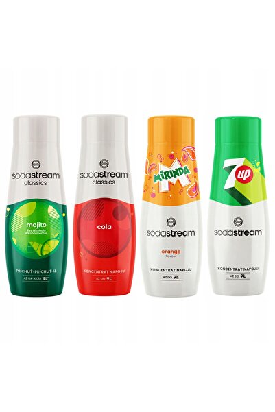 Other Siropuri SODASTREAM Cola + Mirinda + 7Up + Mojito pentru dozator de sucuri 4 buc.